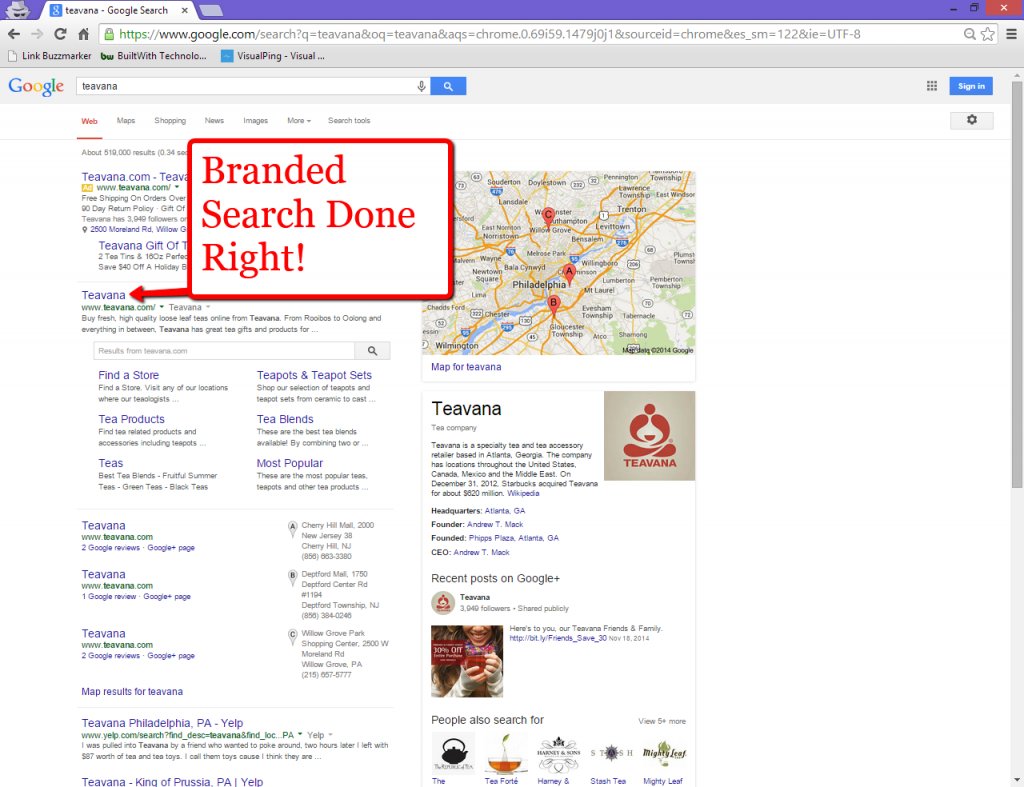 branded seo results
