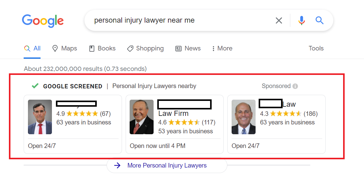 LSA account setup for lawyers